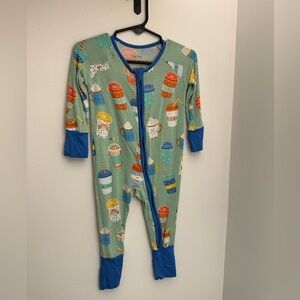 Little Sleepies Aqua I Love You A Latte